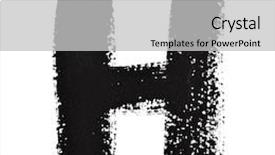  Presentation with ink - Presentation design consisting of hands h - h - ink letters isolated background and a light gray colored foreground