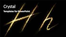  Presentation with gold stars - PPT layouts enhanced with h of gold glittering star background and a black colored foreground