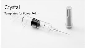  Presentation with h1n1 - Beautiful slides featuring h1n1 flu shot vaccination backdrop and a  colored foreground