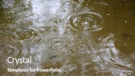  Presentation with los angeles - Slide deck consisting of h20 - rare record rain in los background and a violet colored foreground