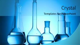  Presentation with laboratory - Cool new PPT layouts with h2o lab - glass in laboratory backdrop and a  colored foreground