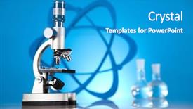  Presentation with laboratory - Cool new PPT layouts with h2o lab - laboratory backdrop and a teal colored foreground