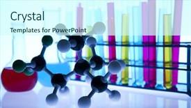  Presentation with multi - Beautiful PPT theme featuring h2o lab - multi colored laboratory backdrop and a cool aqua colored foreground