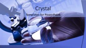  Presentation with research - Amazing theme having h2o lab - research and experiments backdrop and a  colored foreground