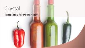  Presentation with jalapeno - Slide set enhanced with habanero-and-jalapeno-peppers background and a sky blue colored foreground