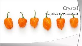  Presentation with chili - Presentation enhanced with habanero-hot-chili-pepper-isolated background and a white colored foreground
