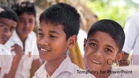  Presentation with hatchery - PPT theme featuring habaraduwa-sri-lanka-march-11 background and a coral colored foreground