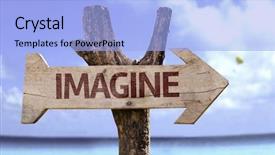  Presentation with teal beach wood - Colorful PPT layouts enhanced with habits mind - imagine wooden sign backdrop and a light blue colored foreground