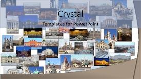  Presentation with vienna - Amazing presentation theme having habsburgs - collage with vienna austria views backdrop and a light blue colored foreground