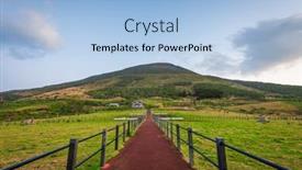  Presentation with japan beautiful landscape mountain fuji - Presentation design consisting of hachijojima-tokyo-japan-island-landscape background and a light blue colored foreground