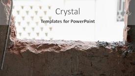  Presentation with build - Beautiful presentation featuring hacked wall to build window backdrop and a white colored foreground