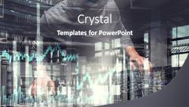  Presentation with hunting - Presentation design featuring hacker hunting for crypto currency background and a dark gray colored foreground