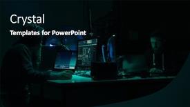  Presentation with mail server - Beautiful theme featuring hackers-breaking-server-using-multiple backdrop and a black colored foreground