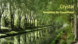  Presentation with canal - Presentation enhanced with had to pull the barge background and a  colored foreground