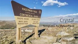  Presentation with divide - PPT layouts consisting of hagerman-pass-september-27-2016 background and a coral colored foreground