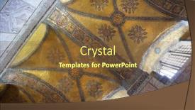  Presentation with hagia sophia - Colorful slides enhanced with hagia-sophia-in-istanbul-turkey backdrop and a tawny brown colored foreground