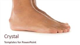  Presentation with christian back grond - Presentation design enhanced with haglund's deformity - bony enlargement background and a lemonade colored foreground