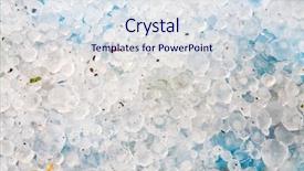  Presentation with hail - Presentation theme enhanced with hail ice balls background and a sky blue colored foreground