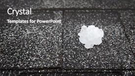  Presentation with hail - Slide deck having hail in on roof background and a dark gray colored foreground