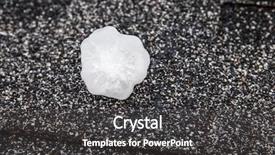  Presentation with hail - Slides enhanced with hail on roof after hailstorm background and a dark gray colored foreground