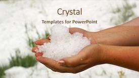  Presentation with hail - Theme enhanced with hail background and a sky blue colored foreground