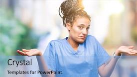  Presentation with motherhood and african american - Cool new theme with hair african american girl professional backdrop and a light blue colored foreground