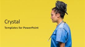  Presentation with knitting african american - Amazing PPT theme having hair african american girl professional backdrop and a  colored foreground