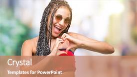  Presentation with for african american women heart disease - Slide deck consisting of hair african american with birth background and a coral colored foreground