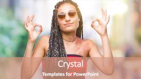  Presentation with african american church - Audience pleasing theme consisting of hair african american with birth backdrop and a coral colored foreground