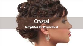  Presentation with prom - PPT theme having hair and make up background and a  colored foreground