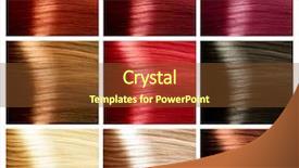  Presentation with tints - Cool new slides with hair colors set tints backdrop and a tawny brown colored foreground
