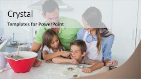  Presentation with flour - PPT layouts consisting of hair cutter - sister putting flour background and a white colored foreground
