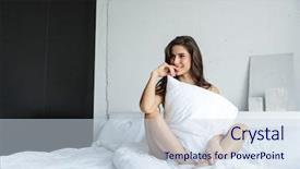  Presentation with hair dressing - Amazing PPT theme having hair dressing - photo of a beautiful amazing backdrop and a sky blue colored foreground