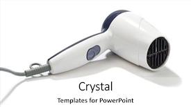  Presentation with frames isolated on white brown - Colorful slide set enhanced with hair dryer isolated on white backdrop and a  colored foreground