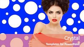  Presentation with nail salon - Amazing slides having heart shaped love hair salon backdrop and a coral colored foreground