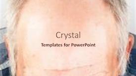  Presentation with hair loss - PPT layouts having hair loss bald man background and a lemonade colored foreground