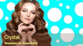  Presentation with hair loss - Theme consisting of long hair waves curls updo background and a tawny brown colored foreground