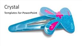  Presentation with black white love - Cool new slide deck with hairpin isolated on white background backdrop and a  colored foreground