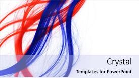  Presentation with blue and purple and red - Slide set with hairstyle red and blue hair background and a light blue colored foreground