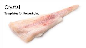  Presentation with disney elsa frozen - Slide set enhanced with haking - frozen cod fillets isolated background and a pink colored foreground