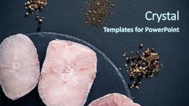  Presentation with low angle view of fictitious - Presentation theme with haking - high angle view of some background and a tawny brown colored foreground