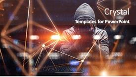  Presentation with crypto - Presentation consisting of haking-into-crypto-world-mixed background and a tawny brown colored foreground