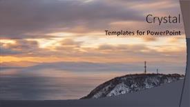  Presentation with hokkaido - Audience pleasing slide deck consisting of hakodate-hokkaido-japan backdrop and a coral colored foreground