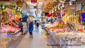  Presentation with popular - Cool new slide deck with hakodate-japan-october-25-2012 backdrop and a coral colored foreground