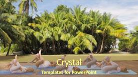  Presentation with ankle - Audience pleasing presentation theme consisting of half ankle to knee supine backdrop and a coral colored foreground