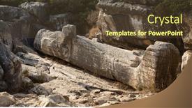  Presentation with god - Audience pleasing theme consisting of half-finished-statue-know backdrop and a tawny brown colored foreground