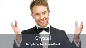  Presentation with praying hands - Beautiful PPT layouts featuring half-length portrait of manager praying with hands up isolated concept of hope and belief backdrop and a dark gray colored foreground