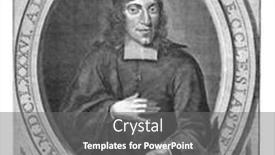  Presentation with preacher - Cool new PPT layouts with half-length-portrait backdrop and a gray colored foreground