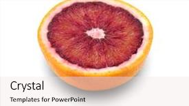  Presentation with blood - Cool new presentation with half of blood orange backdrop and a  colored foreground