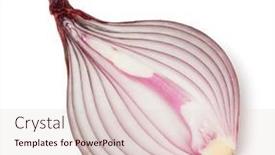  Presentation with red onion - 